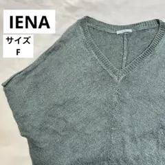 IENA イエナ リネン ドルマンスリーブニット F Vネック サマーニット