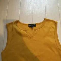 agnes b. アニエスベー　ノースリーブ イエロー T1のサムネイル
