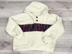 フリースフード付きセーター