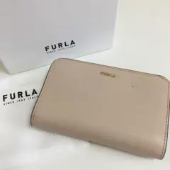 新品未使用品　フルラ FURLA 折り財布　ベージュ　バビロン