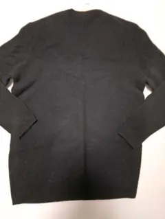 新品☆ユニクロプレミアムVネック 長袖セーターネイビー☆サイズМ