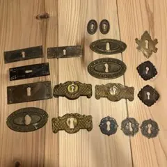 アンティーク】金属製 古い鍵 蔵戸鍵 7本まとめ 蔵出し 倉庫整理 