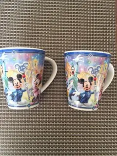 【２５周年記念】ディズニー マグカップ  ペア