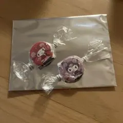 サンリオキャラクターズ　ナムコdeハロウィン2023 缶バッジ　ジッパーバッグ