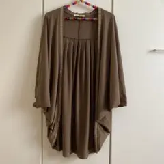 カーディガン　ドルマン袖　七分袖