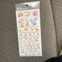 星のカービィ　カービィ　4サイズ ステッカー　正規品
