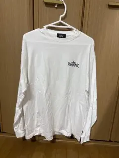 PHATRNK ロゴプリント 長袖Tシャツ ホワイト - メルカリ
