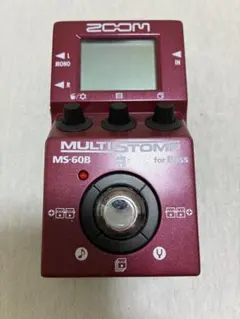 zoom ms-60b ベース マルチエフェクター 単三電池付き - メルカリ