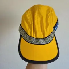 【美品】KAVU ストラップキャップ イエロー　M