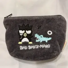 산리오 バッドばつ丸 パイルポーチ