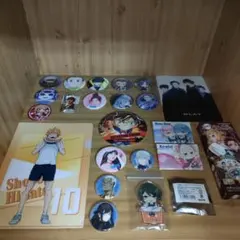 ノンジャンル　缶バッジ・キーホルダーetc.　100点セット⑰