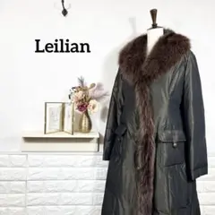 Leilian★　レリアン　ダウンコート　フォックスファー　高級　エレガンス
