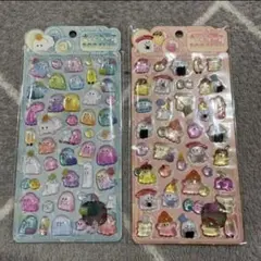 ✩２枚セット✩ オバケーヌ 海外製　ボンボン　シール　うるちゅる　硬い　a1