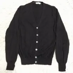 美品】 グランサッソ ネイビー コットン ニット ジャケット 46 - メルカリ