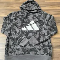 adidas 迷彩柄 フード付きスウェットLサイズ