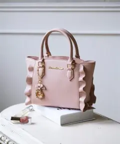 Samantha Thavasa フリルショルダーバッグミニ ピンク