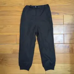 GU　裏起毛パンツ　ブラック　120