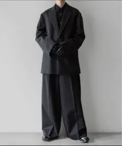 Backside Gabardine OversizedSingleJacket - メルカリ