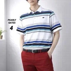 PEARLY GATES パーリーゲイツ ポロシャツ 半袖 4 ゴルフ ウェア