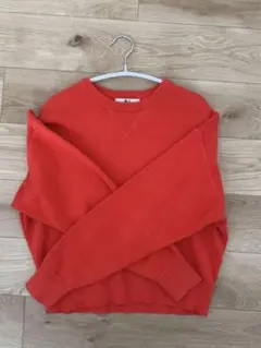 UNIQLO オレンジ スウェット Sサイズ