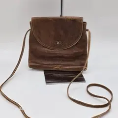 【エティエンヌアイグナー】【レザーショルダーバッグ】