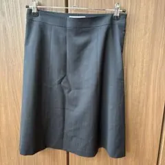 KUMIKYOKU ひざ丈スカート サイズ2 ブラック