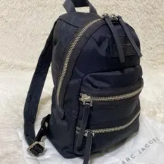 マークジェイコブス　リュック　バックパック ブラック　シルバーファスナー　美品