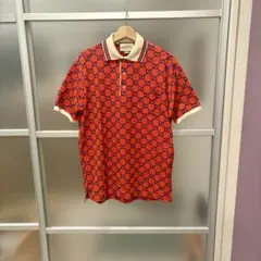 試着のみ GUCCI 753572 XJFUG 23AW GG柄 ポロシャツ Lのサムネイル