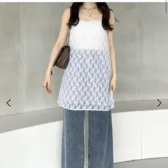 新品タグ付きHeather アソートシアーキャミワンピース シアー　キャミソール