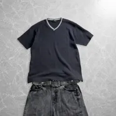 archive black waffle henley tee opium - メルカリ