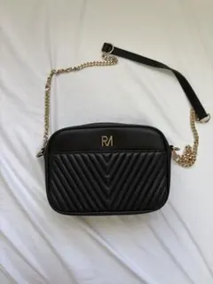 【ROBINMAY】ロゴ入りショルダーバッグ（ブラック）のサムネイル