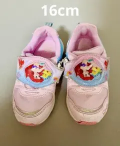 アリエル　光る靴　スニーカー　ピンク　16cm