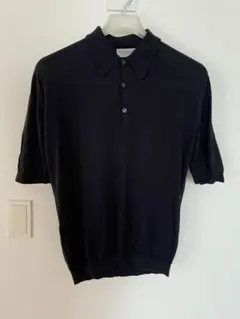 JOHN SMEDLEY ジョンスメドレー ニットポロ ネイビー