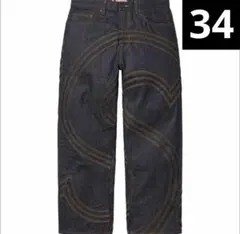 supreme S Logo Rigid Baggy Jean 32 - メルカリ