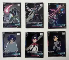 機動戦士ガンダム アーセナルベース ジークアクス　トレーディングカード6枚セット