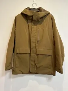 【美品】ユニクロ ハイブリッドダウンパーカー Mサイズ キャメル