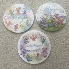 ダッフィー　20周年　コースター　３点セット