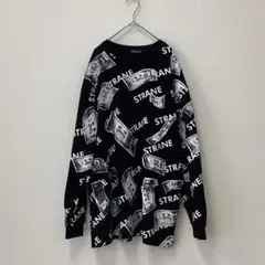 総柄 ロングスリーブ カットソー STRANE プリント Y2K ストリート系