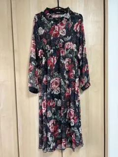 ENVYVM 花柄ロングワンピース　シャツのサムネイル