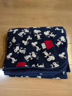 ユニクロ スヌーピー フリース ブランケット 美品