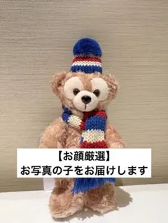 【厳選】ダッフィー　復刻版　ぬいぐるみバッジ　20周年