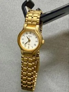 세이코 쿼츠 SX 골드 컬러 시계