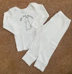 Bonpoint ウサギプリント ロンT6m パンツ12m