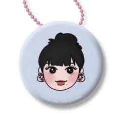 aespa ×おぱんちゅうさぎ ランダムトイ　カリナ 缶バッジキーホルダー