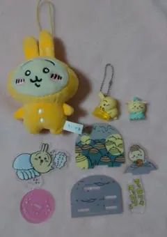 ちいかわ うさぎ アクスタ、マスコット 5点セット