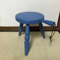 飛騨産業　ミルクスツール　再塗装済　USED HIDA 飛騨産業 Milk stool スツール 板座 ホワイトオーク 北欧