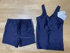 スクール水着 セパレート 紺 150センチ HIRAKI