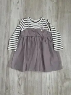 【未使用】petit main プティマイン チュールワンピース 90cm