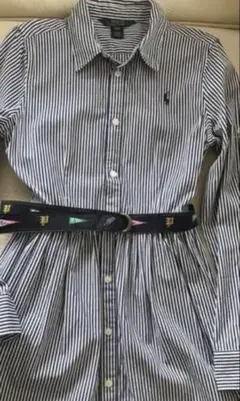 RalphLauren/ラルフローレン/女の子シャツワンピー/130くらい/