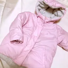 babyGAP❤️ダウンジャケット 4歳 くま刺繍 フード 上着 コート 女の子